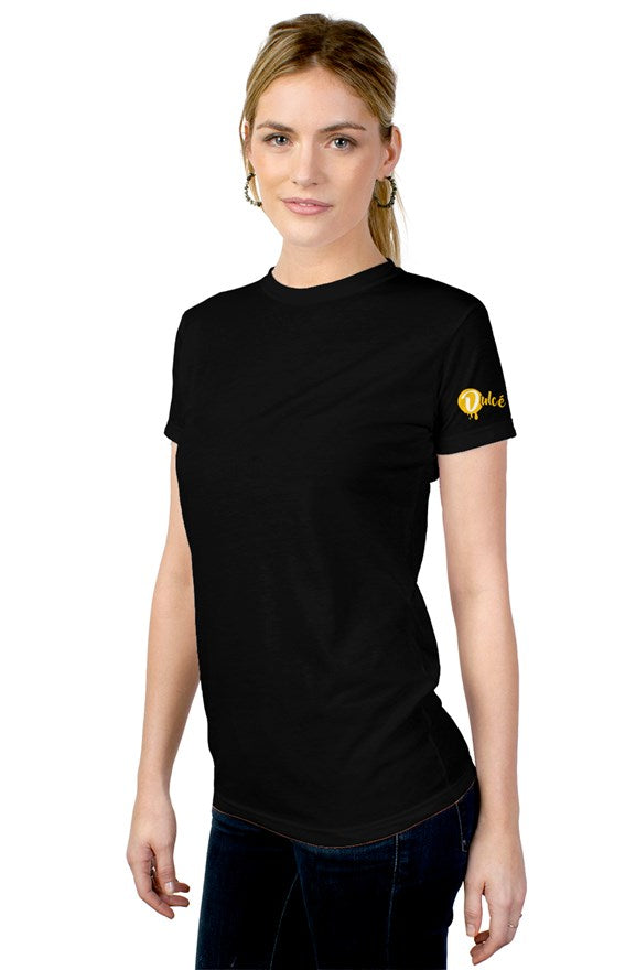 Black Ladies Embroider Dulce Tee